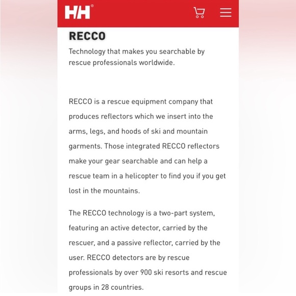 Helly Hansen Peregrine Insulated Ski Jacket w/ RECCO - Picture 9 of 13